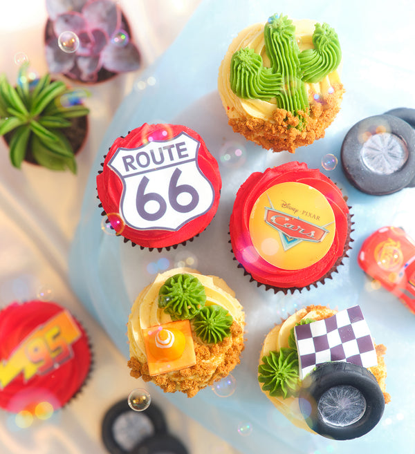 Disney Cars Themed Cupcake Box
