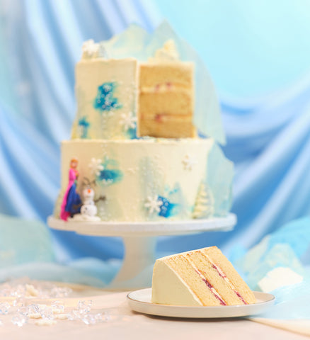 Disney Frozen Themed Two Tier Cake