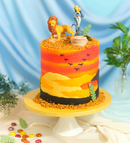 Disney Lion King Themed Tall Cake