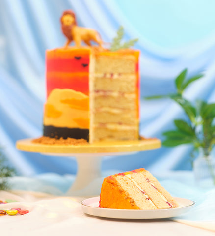 Disney Lion King Themed Tall Cake