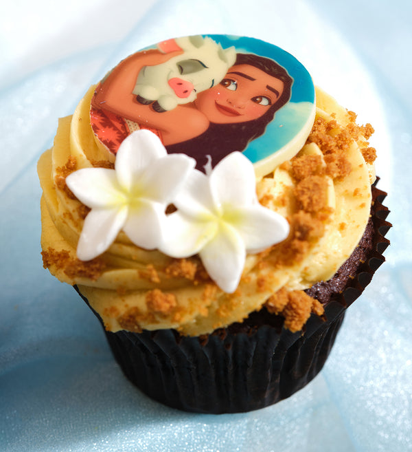 Disney Moana Themed Cupcake Box