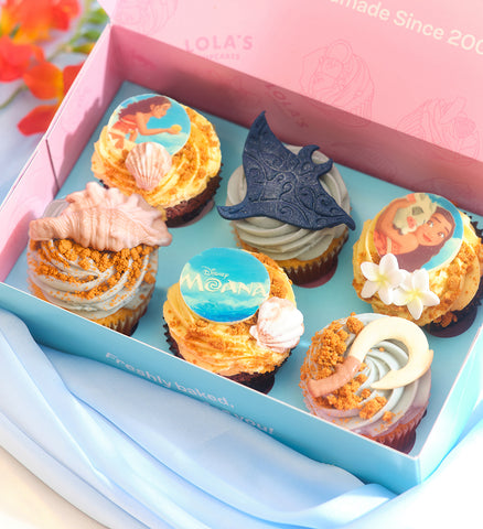 Disney Moana Themed Cupcake Box
