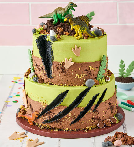 Dinosaur Two Tier Cake