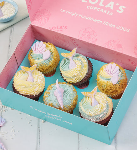 Mermaid Cupcake Box