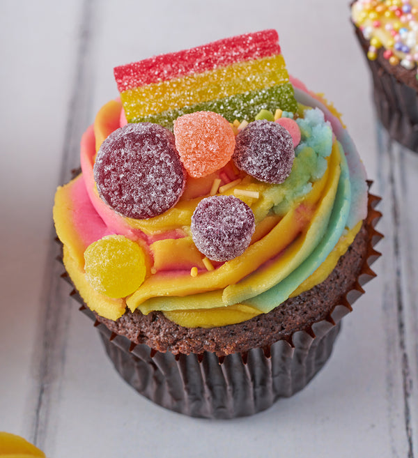 Rainbow Cupcake Box
