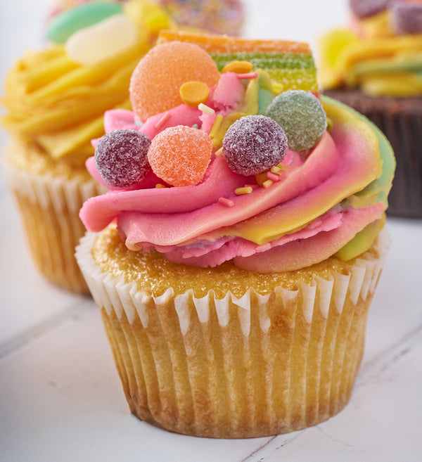 Rainbow Cupcake Box