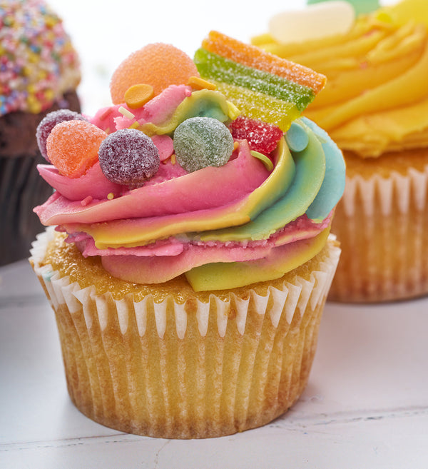 Rainbow Cupcake Box
