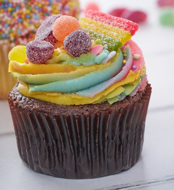 Rainbow Cupcake Box