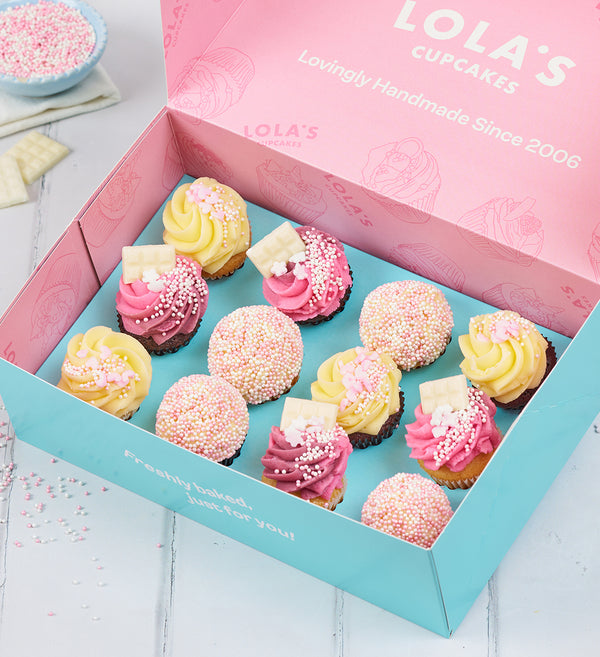 Pink Mini Cupcake Box