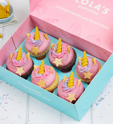 Unicorn Cupcake Box