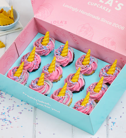 Unicorn Mini Cupcake Box