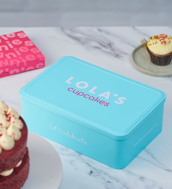 Empty Cupcake Gift Tin