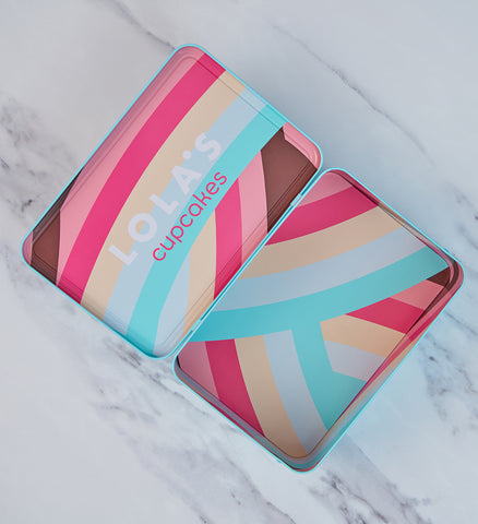 Empty Cupcake Gift Tin