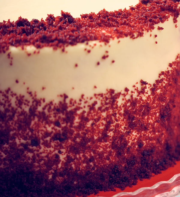 Valentines Red Velvet Heart Cake