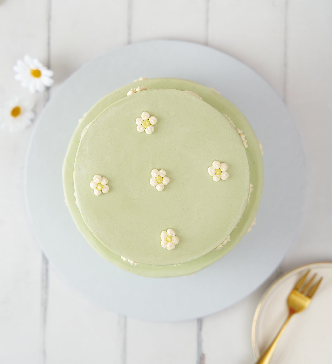 Daisy Doodle Mini Two Tier Cake