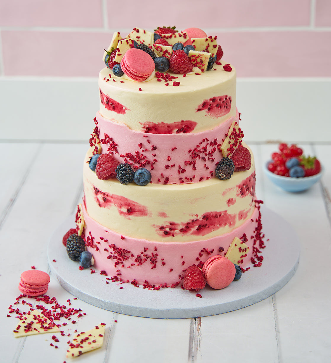 Tutti Frutti Mini Two Tier Loaded Cake