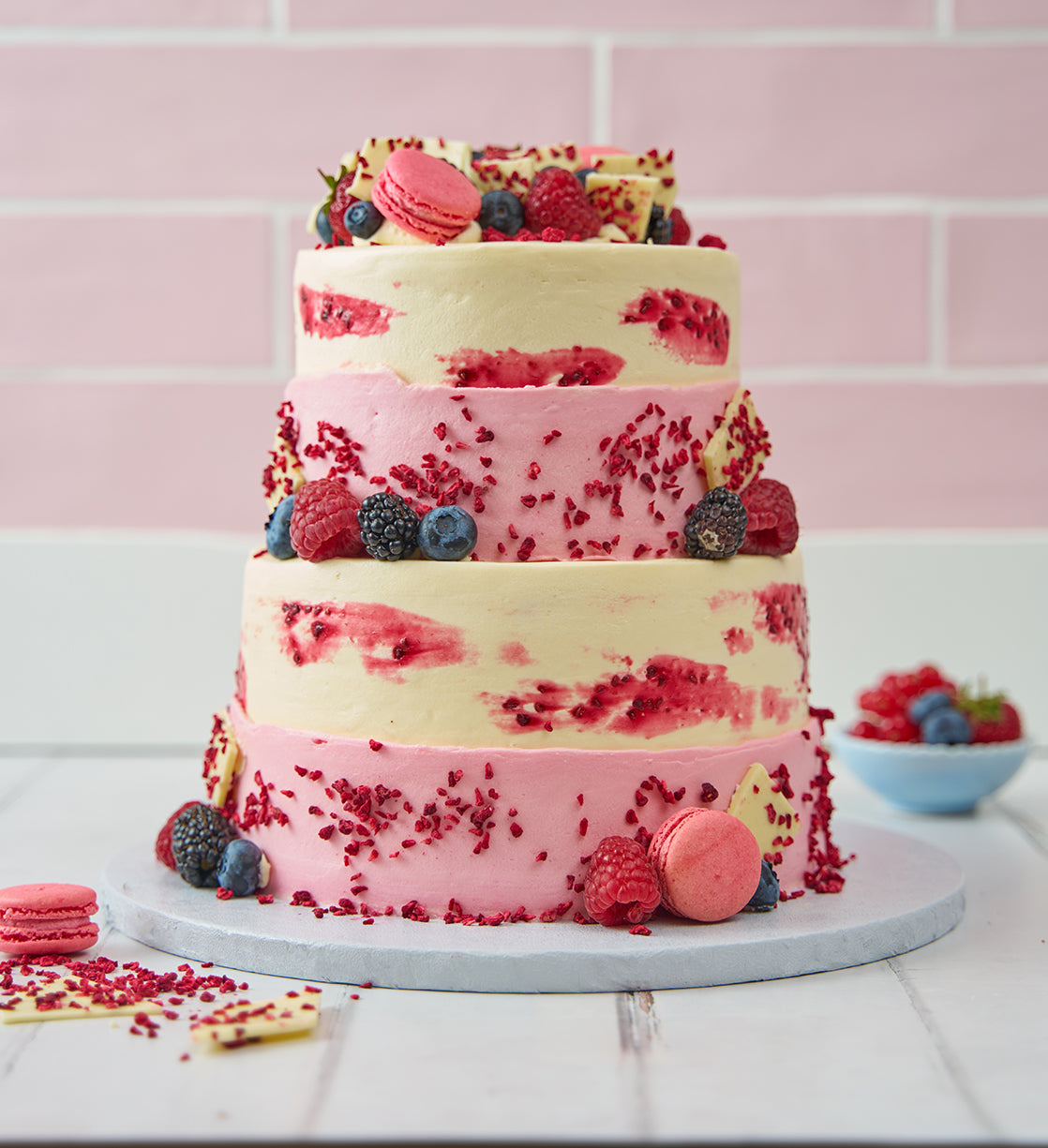 Tutti Frutti Mini Two Tier Loaded Cake