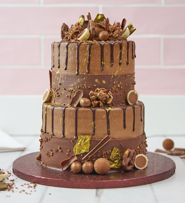 Chocolate Mini Two Tier Loaded Cake