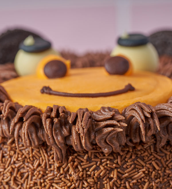 Monkey Animal Face Cake