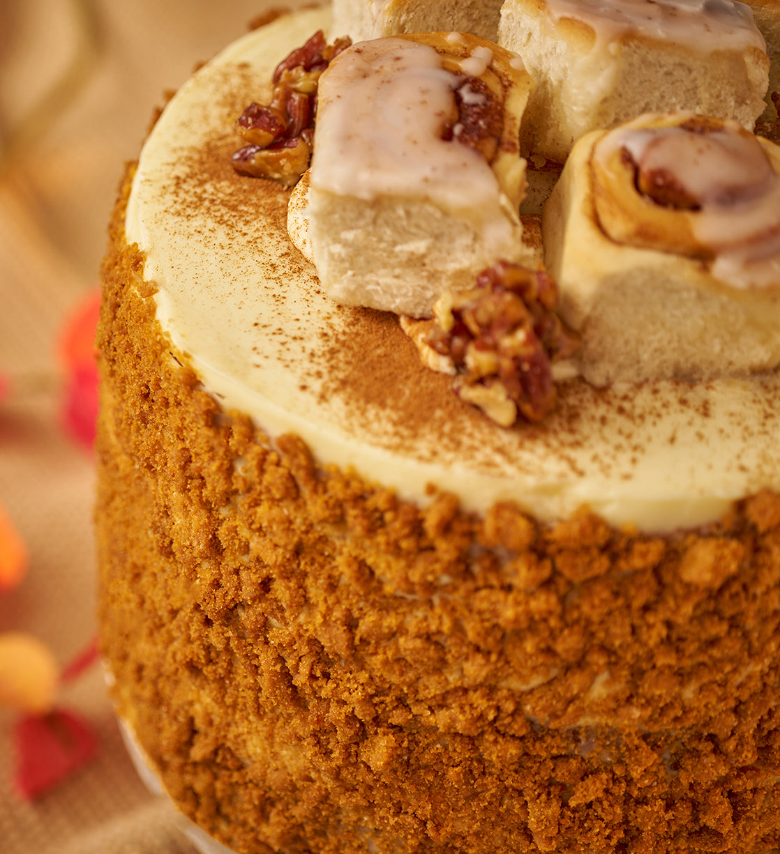 Cinnamon Bun Nationwide Cake