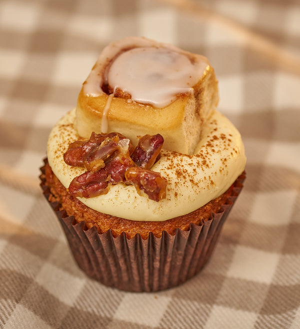 Cinnamon Bun Cupcake Box