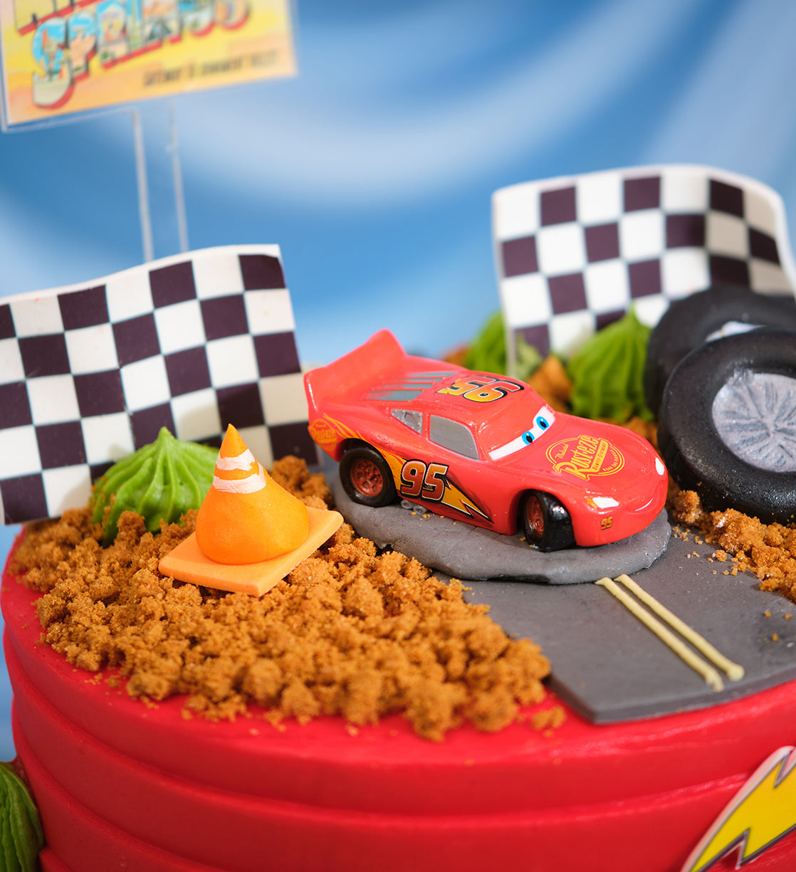 Disney Cars Themed Cake