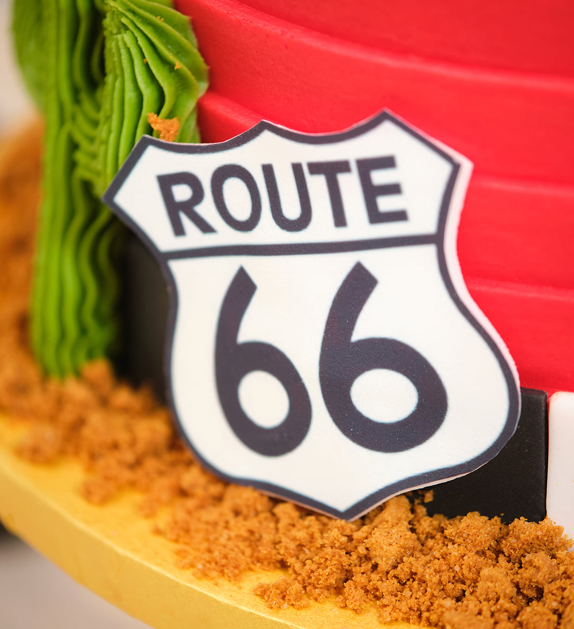 Disney Cars Themed Tall Cake