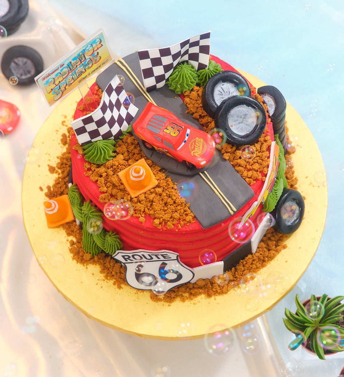Disney Cars Themed Cake
