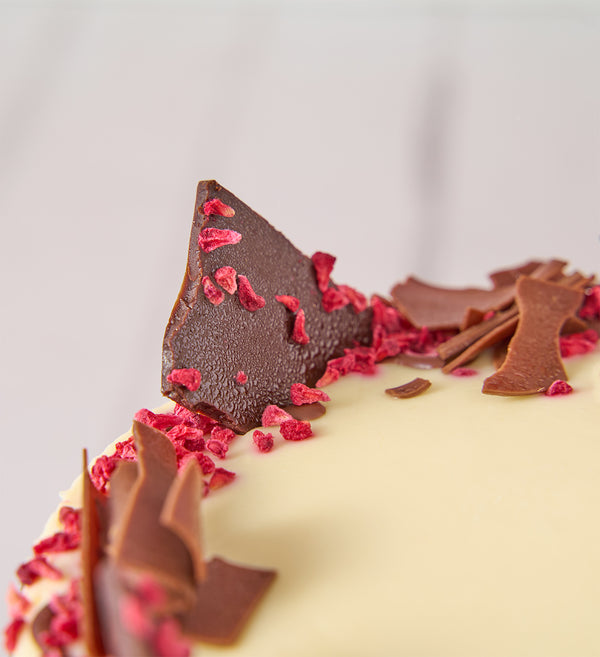 Chocolate and Raspberry Nationwide Cake