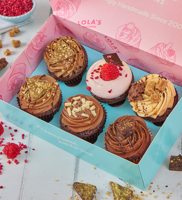 Chocolate Lovers Cupcake Box