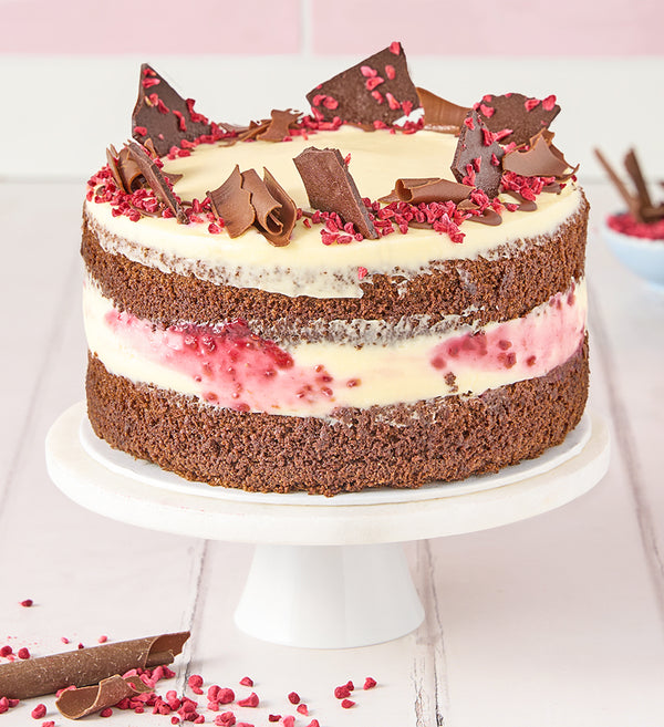 Chocolate and Raspberry Nationwide Cake