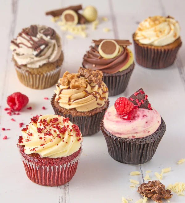 Red Velvet Nationwide Cake and Assorted Cupcakes Bundle