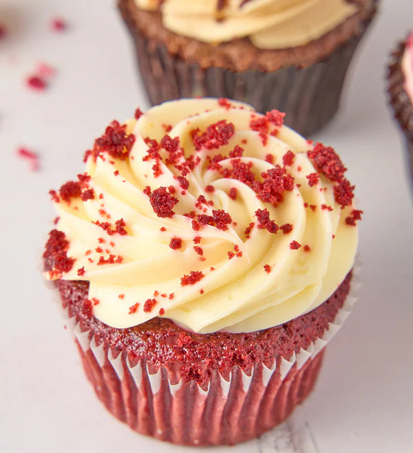 Red Velvet Nationwide Cake and Assorted Cupcakes Bundle