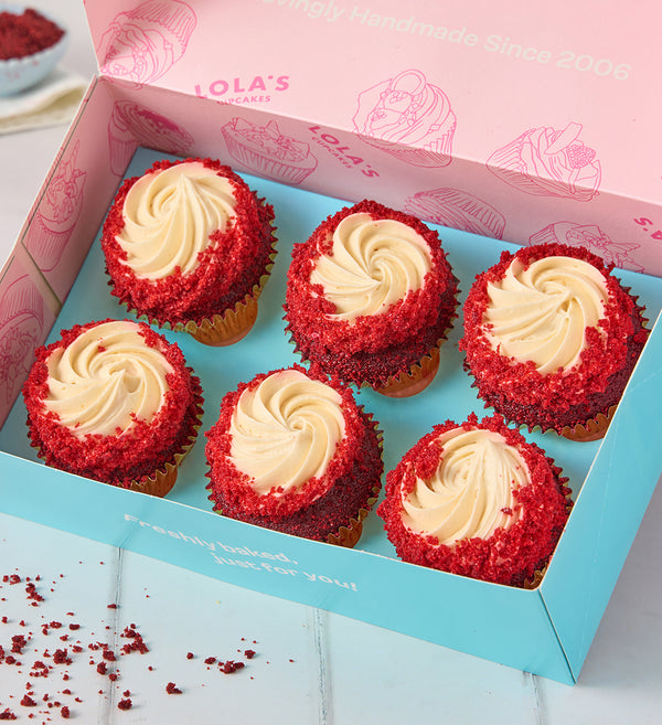 Vegan Red Velvet Cupcake Box