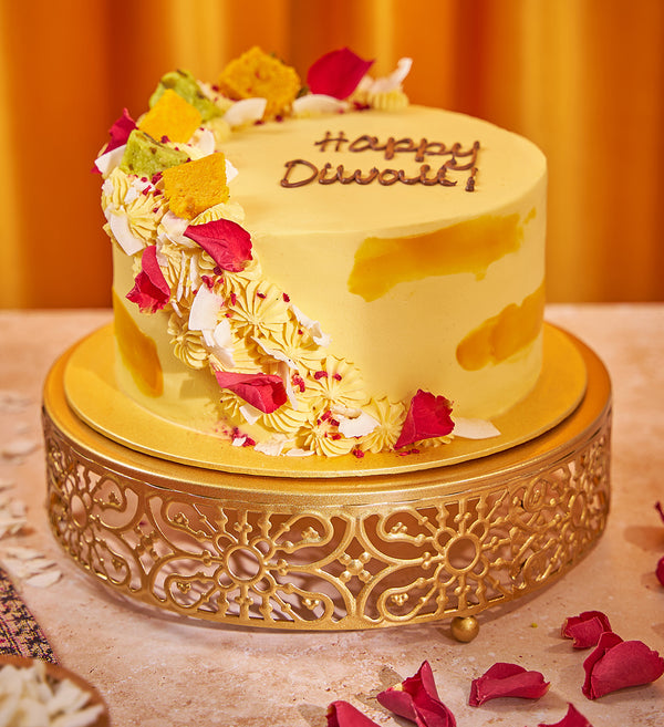 Diwali Mango and Coconut Cake