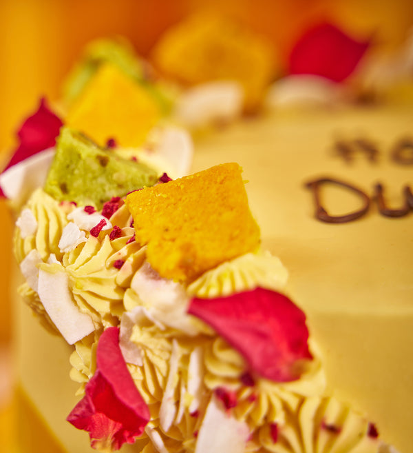 Diwali Mango and Coconut Cake