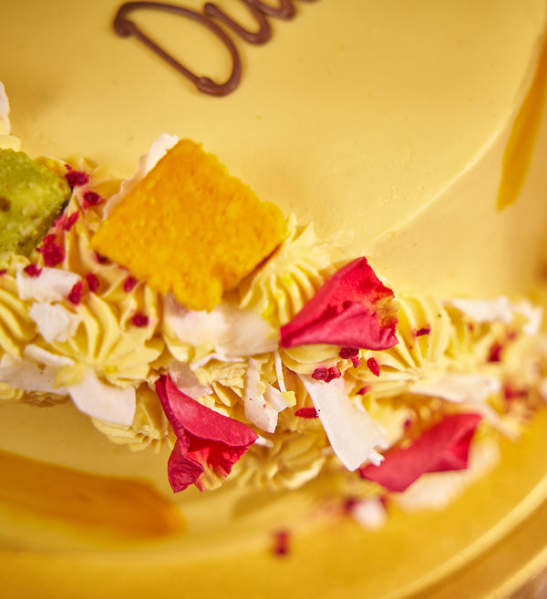 Diwali Mango and Coconut Cake
