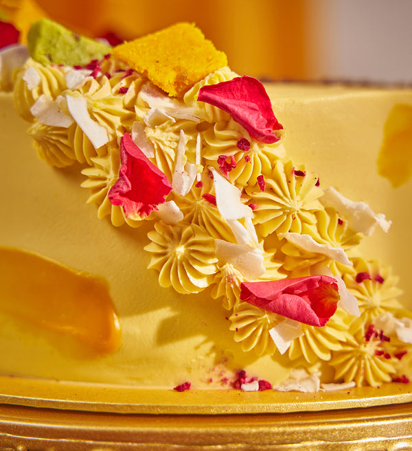 Diwali Mango and Coconut Cake