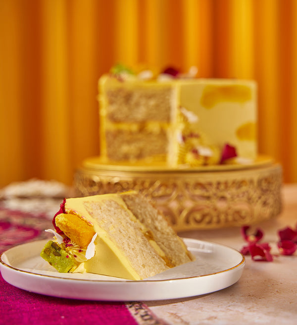 Diwali Mango and Coconut Cake