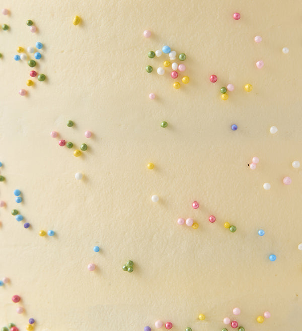 Rainbow Vanilla Cake