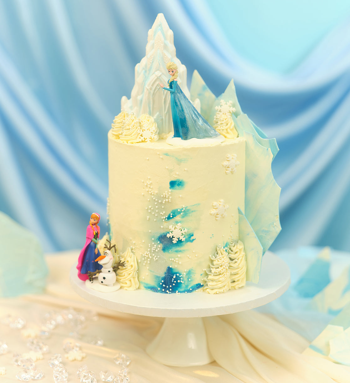 Disney Frozen Themed Tall Cake