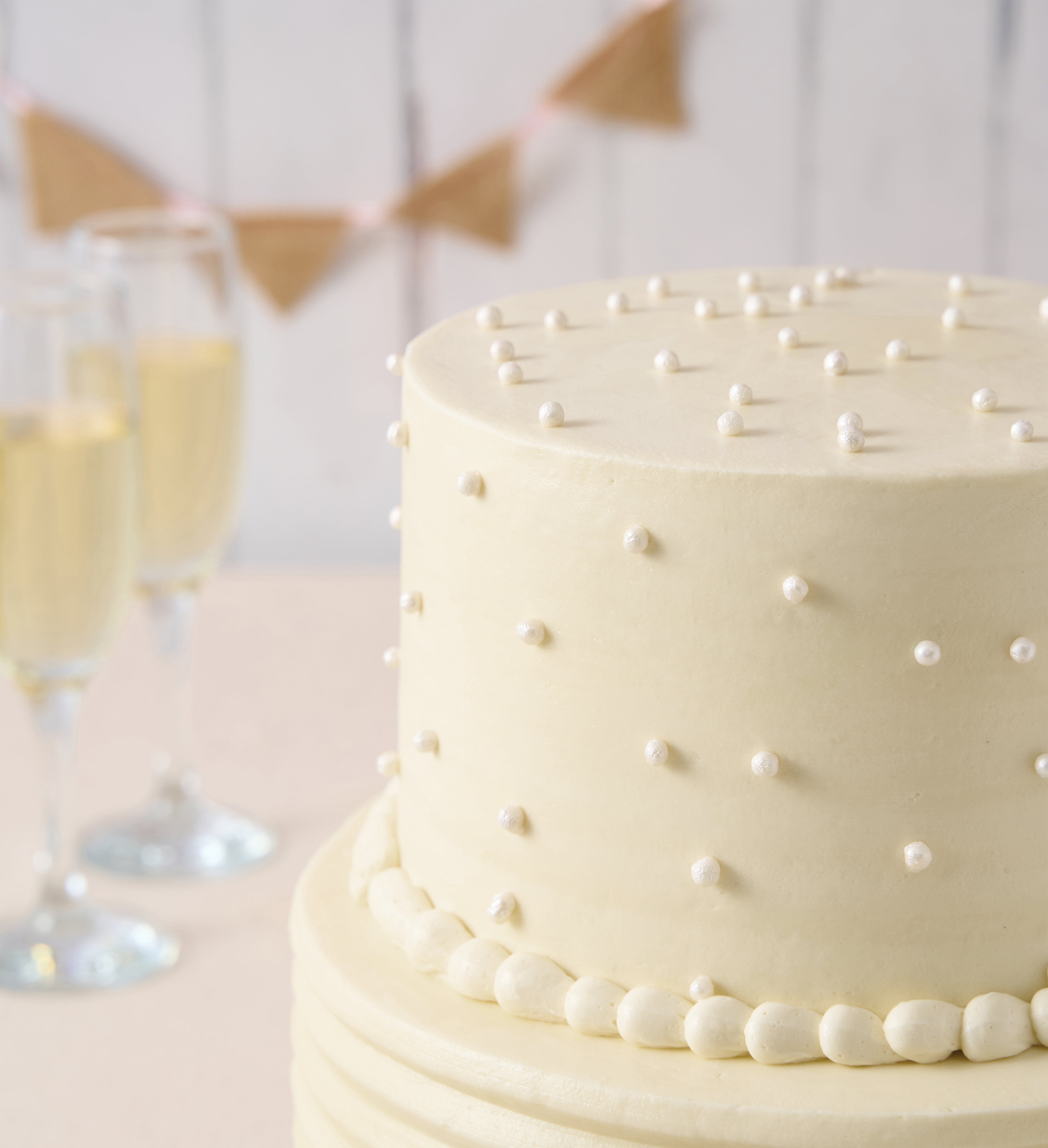 Ivory Pearl Cake