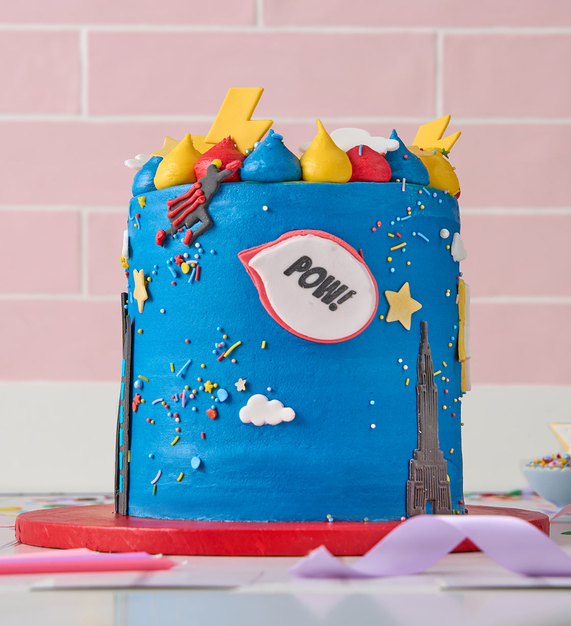 Superhero Tall Cake