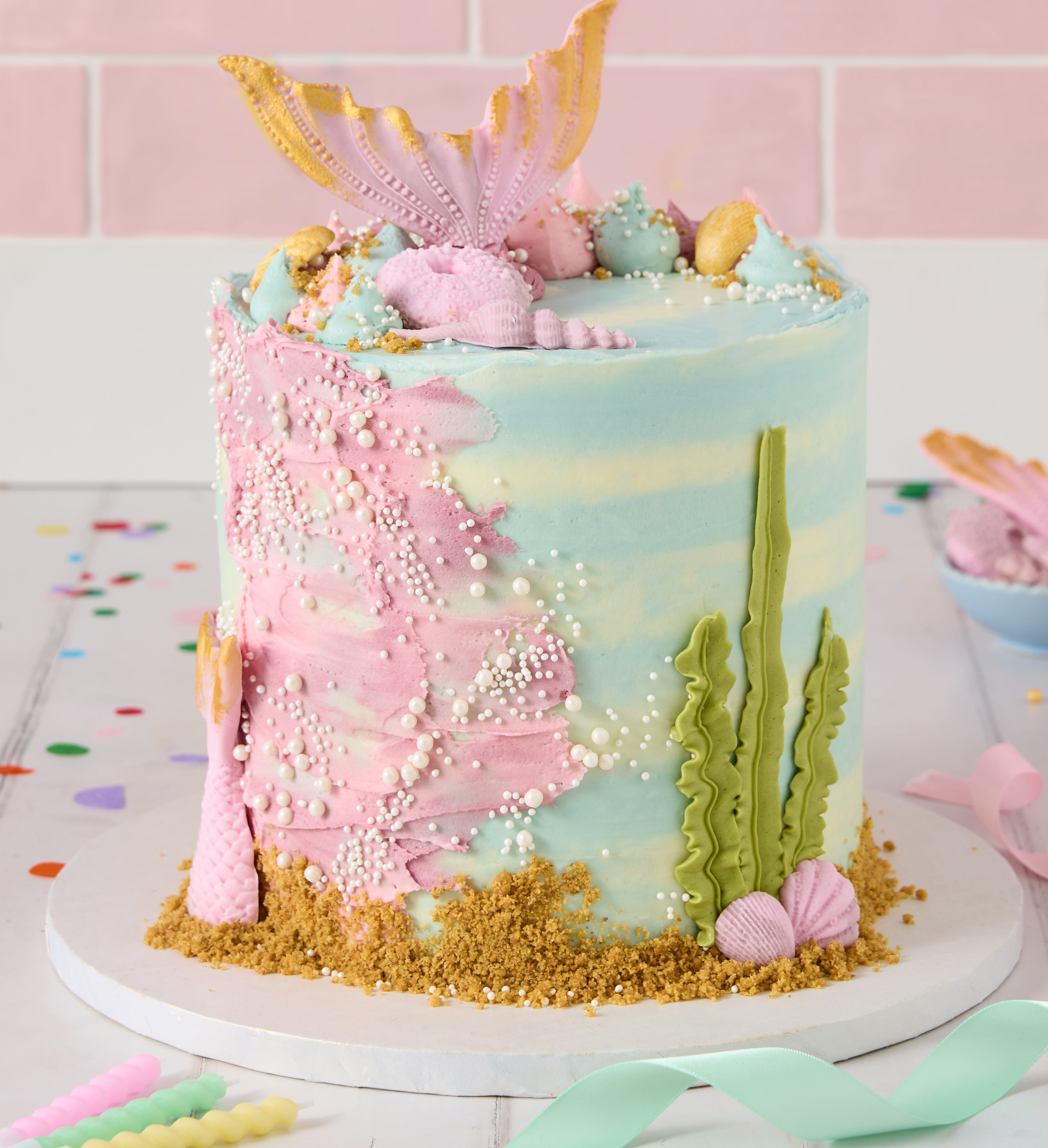 Mermaid Tall Cake