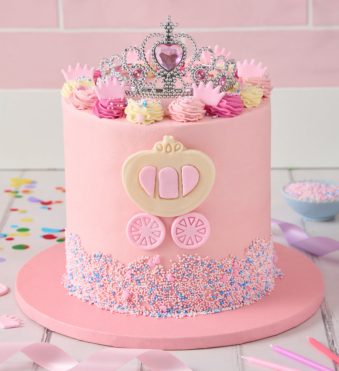 Pink Princess Cake