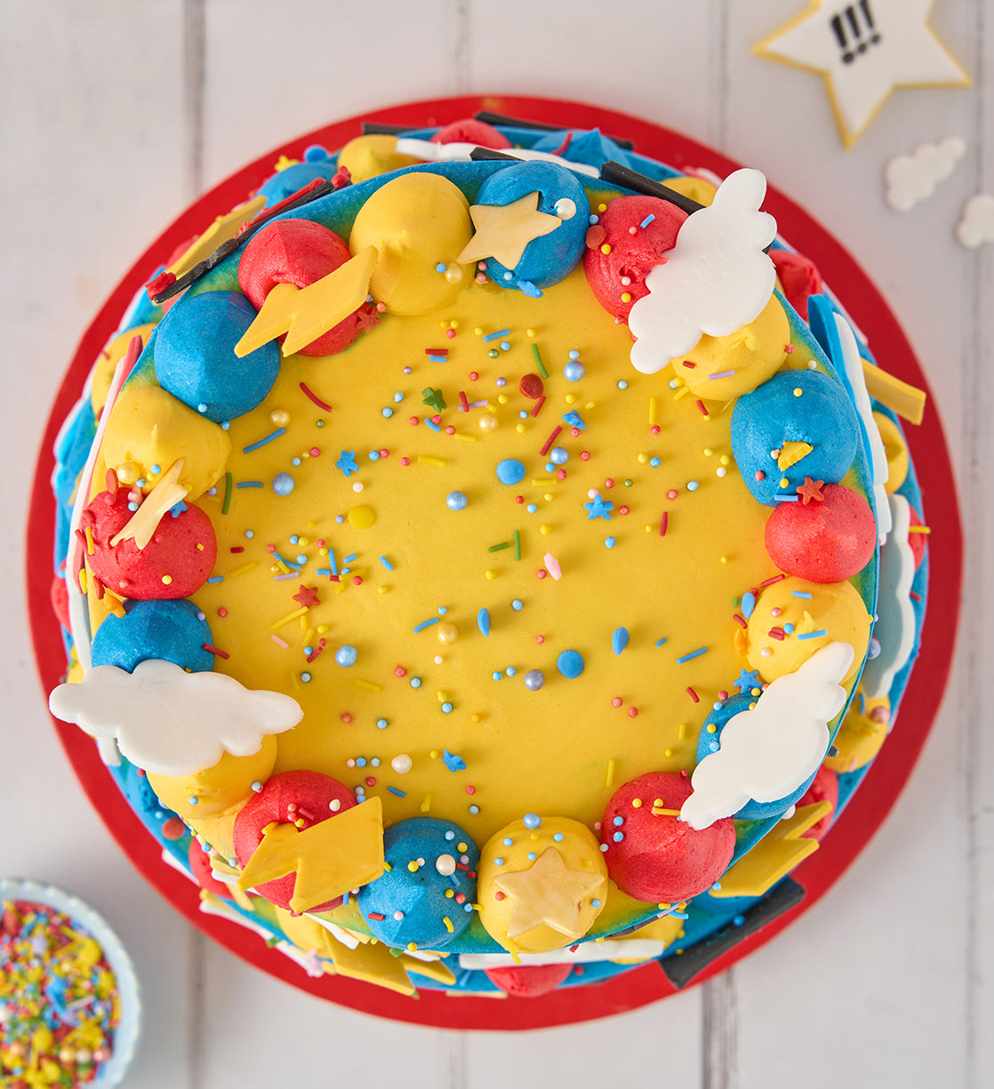 Superhero Two Tier Cake