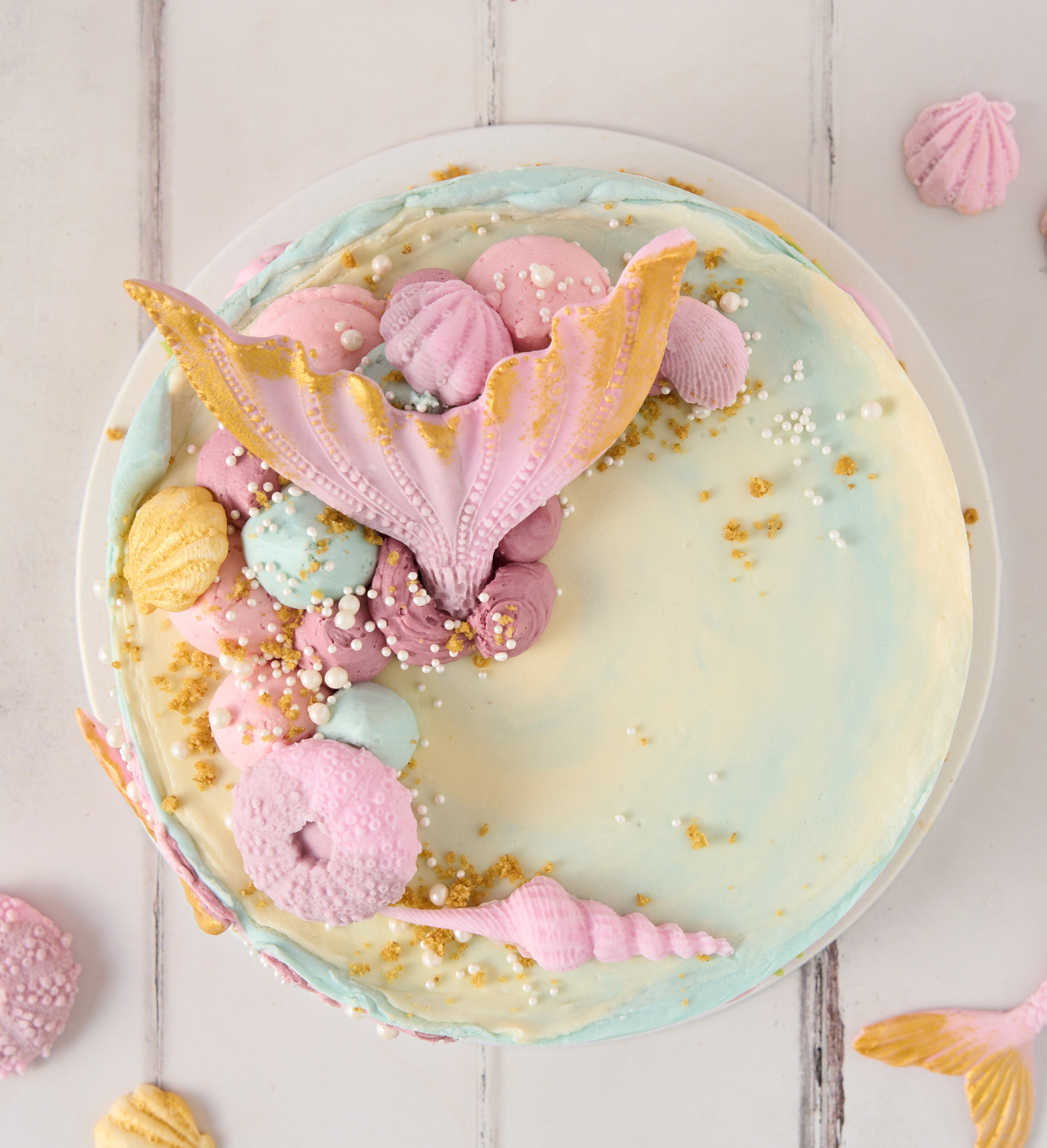 Mermaid Two Tier Cake