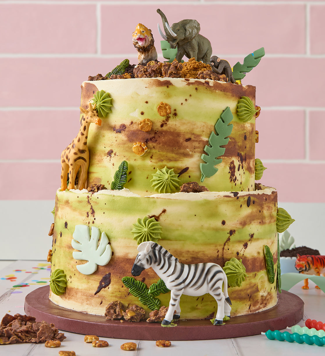 Safari Two Tier Cake