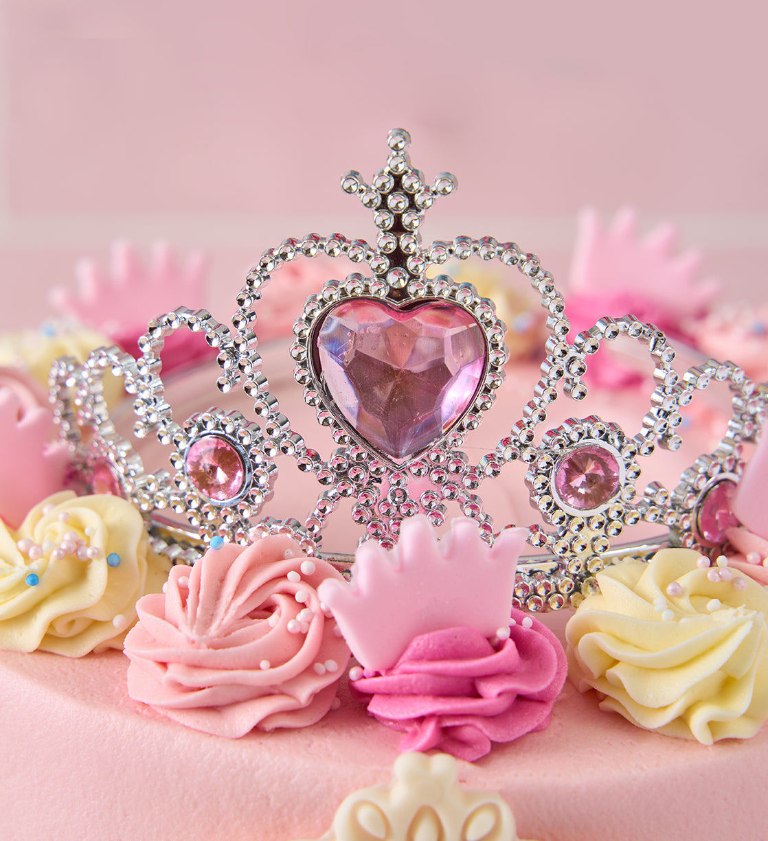 Pink Princess Two Tier Cake