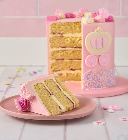 Pink Princess Tall Cake